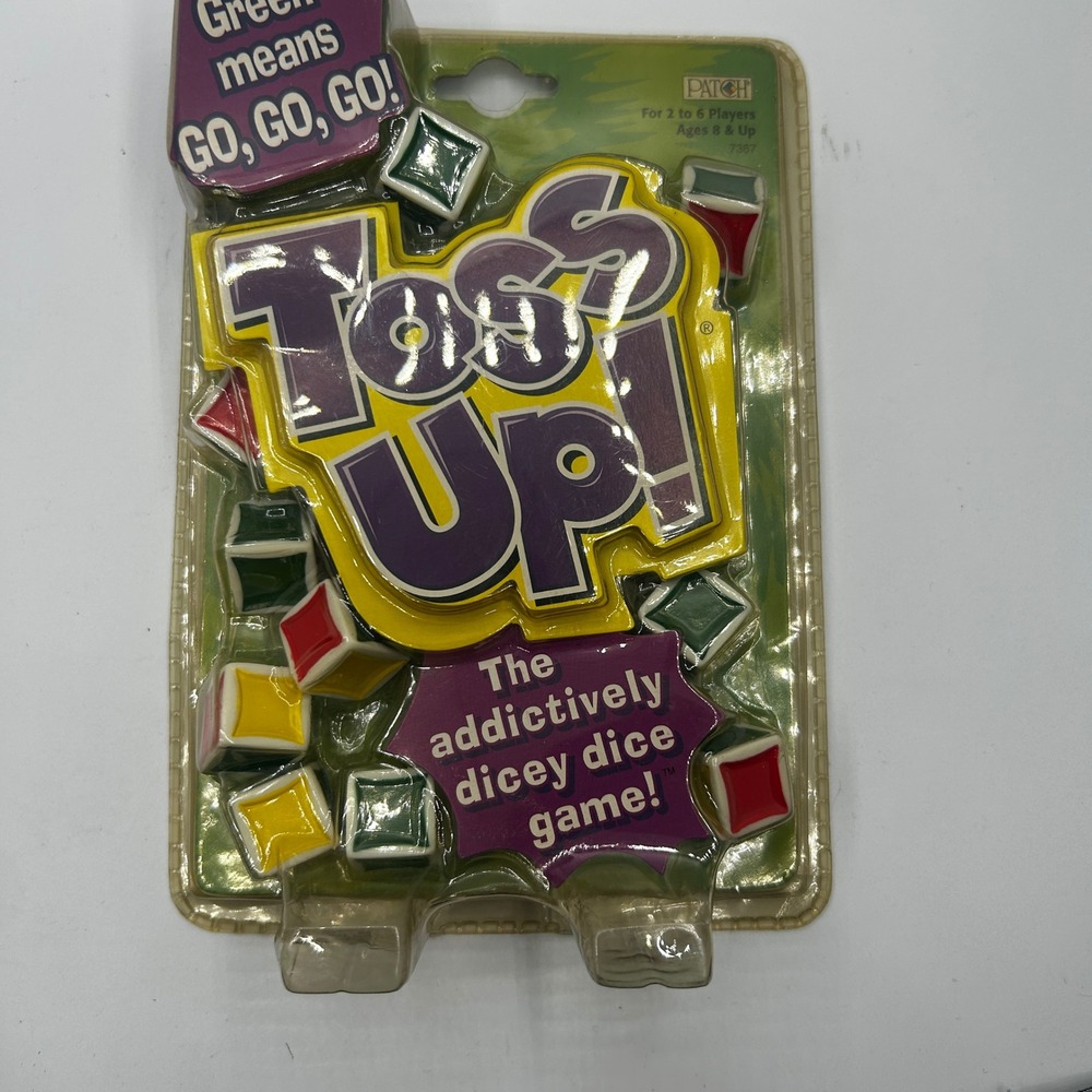 Patch Products Toss Up Dice Game Kids Adults New Green Red Yellow Strategy 7367